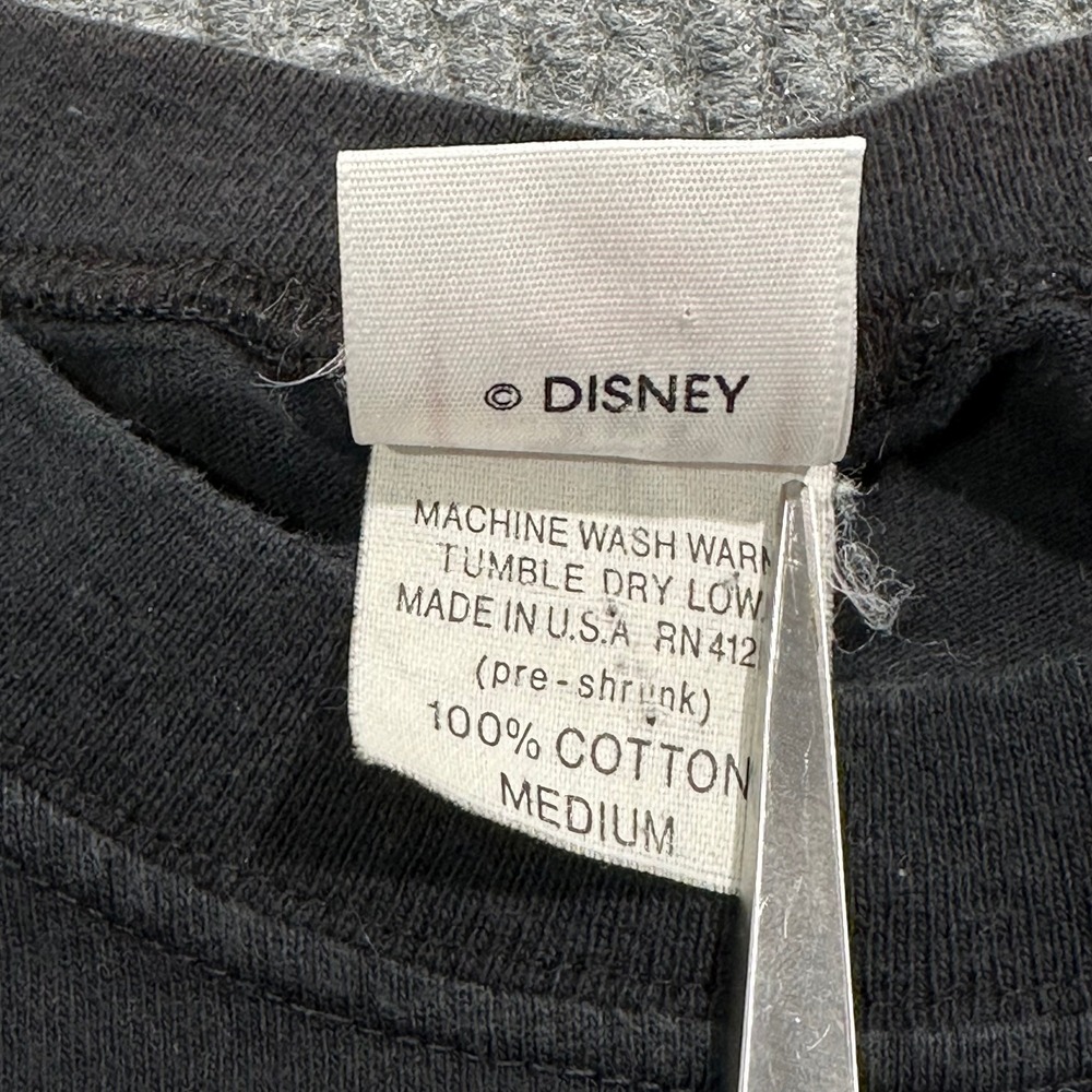 Vintage Disney T-Shirt Adult Medium MGM Hollywood 90s Mickey Flip Cuff STAINED - Picture 6 of 8